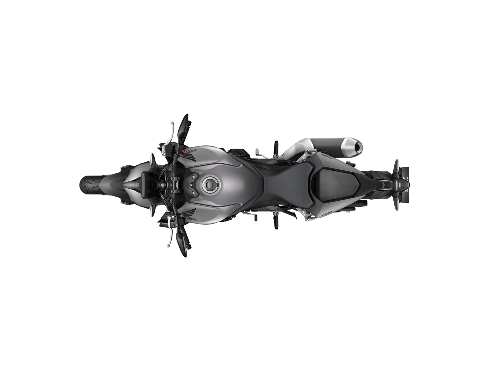 25YM CB1000 Hornet Studio MAT IRIDIUM GRAY METALLIC Top Down View