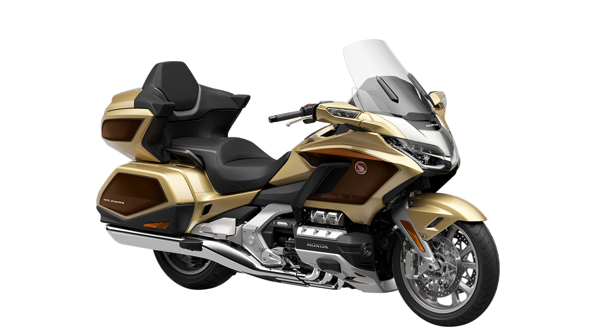 MC Thumb 25YM GL1800 Gold Wing Tour 50Th Anniversary DCT Airbag YR387N Eternal Gold ACC Rh Frq (1)