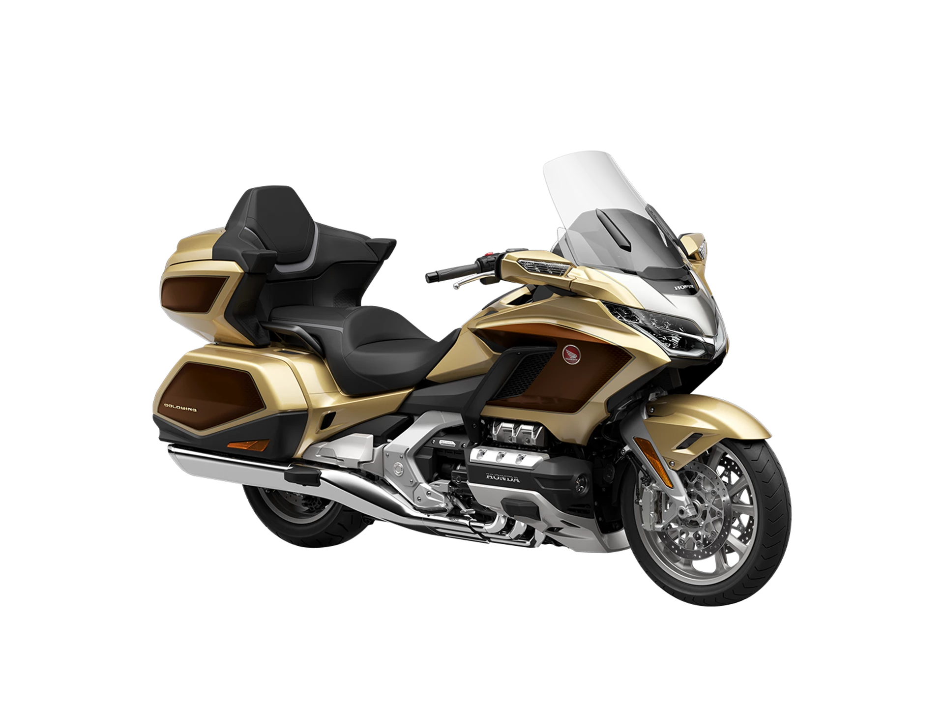 MC Thumb 25YM GL1800 Gold Wing Tour 50Th Anniversary DCT Airbag YR387N Eternal Gold ACC Rh Frq (1)