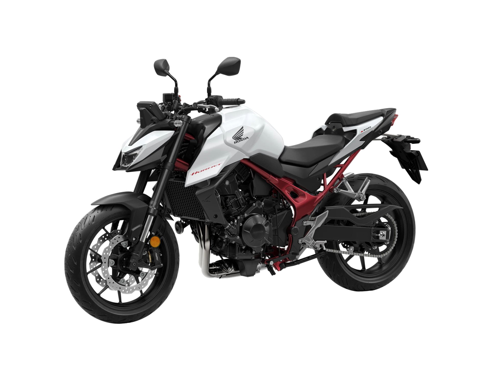 25YM CB750 Hornet Studio MAT Pearl Glare White LFQ