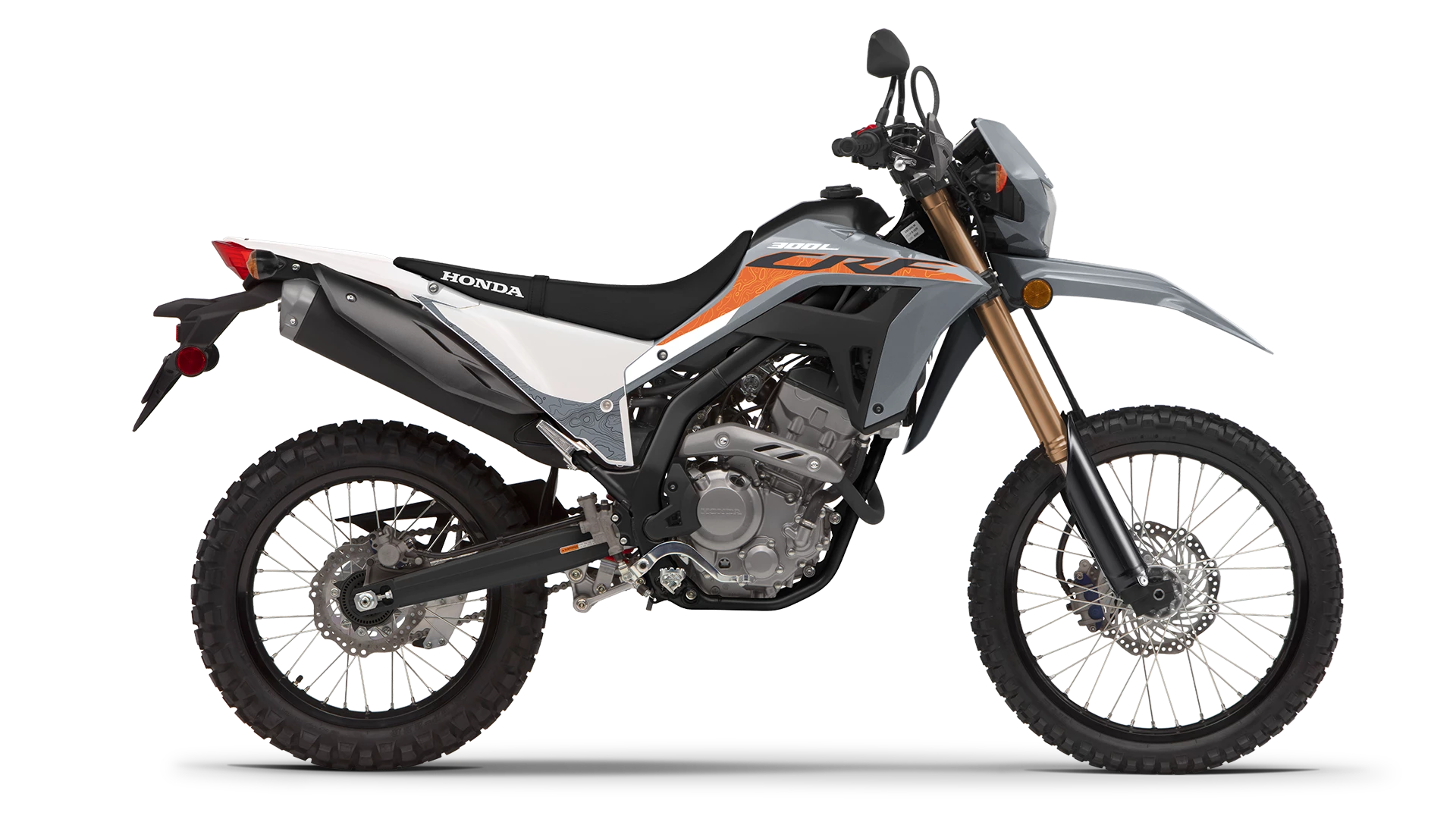 67673 23YM CRF300L SWIFT GRAY NH187R RHS ORIGINAL