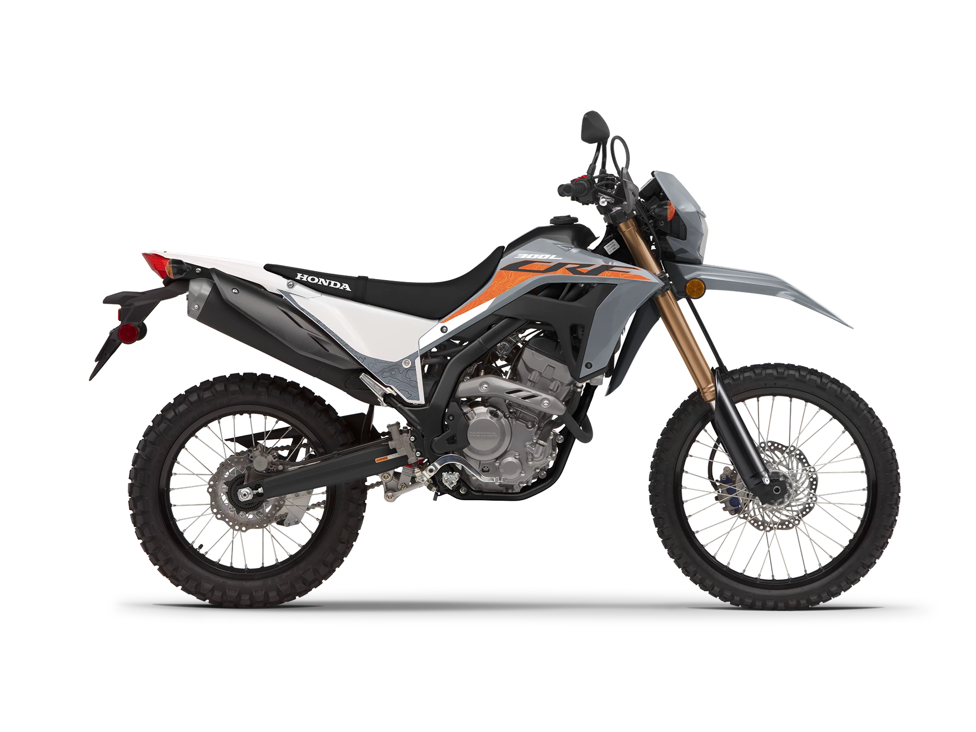 67673 23YM CRF300L SWIFT GRAY NH187R RHS ORIGINAL