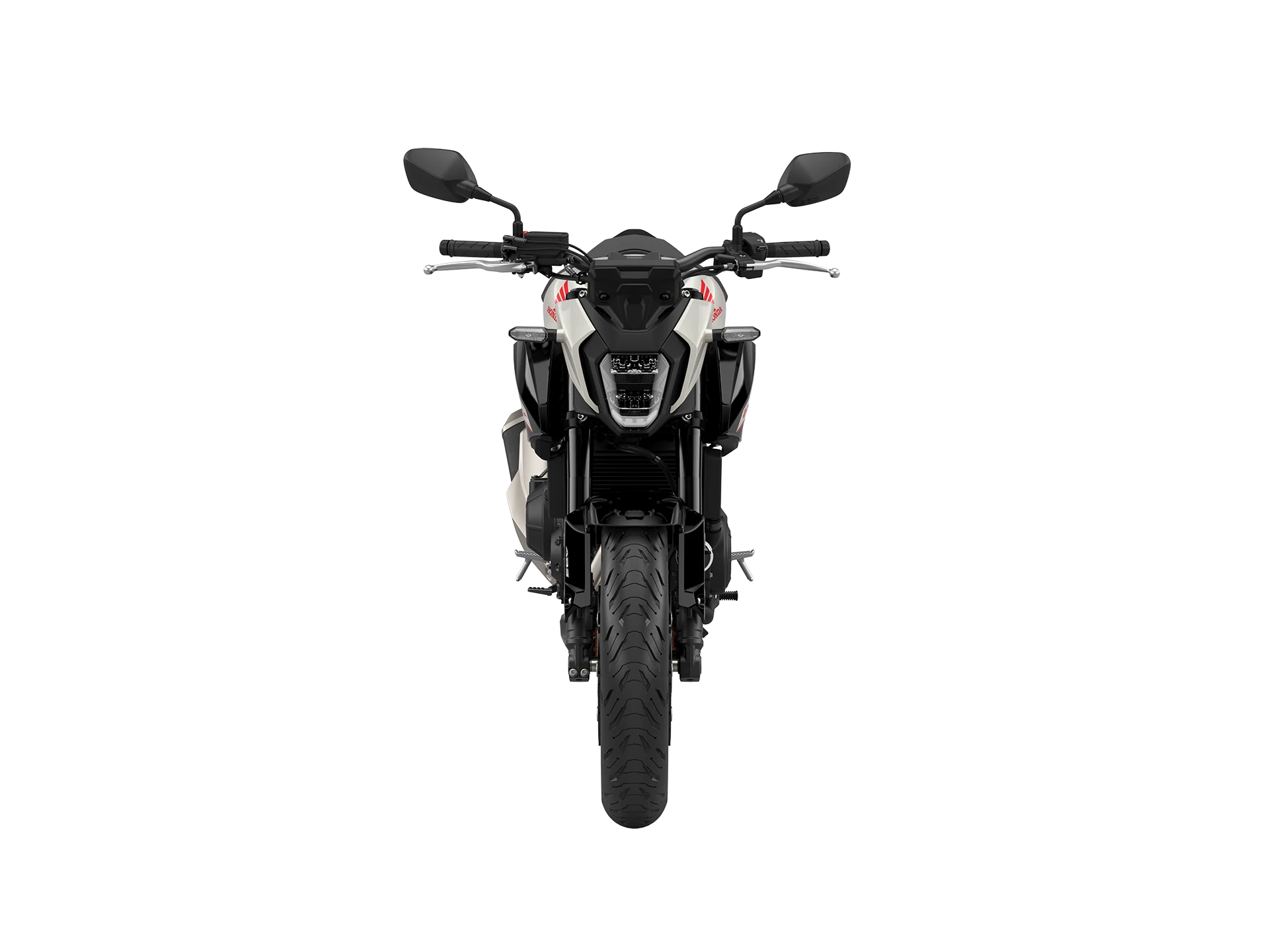 24YM CB500 HORNET Studio PEARL HIMALAYAS WHITE Front With Light Off