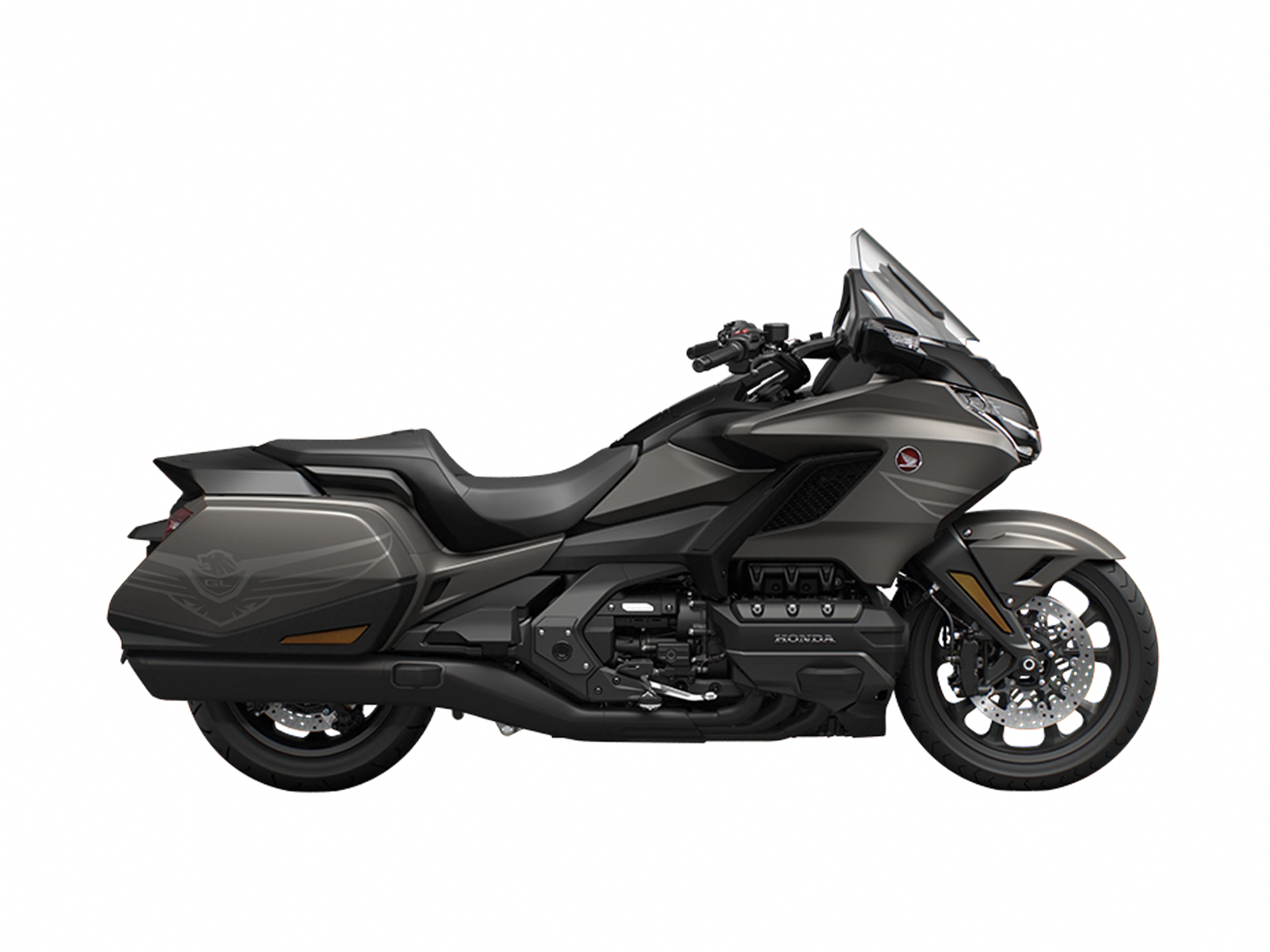 26YM Goldwing DCT NH 389M Mat Bullet Silver Black Trim Black Head RHS