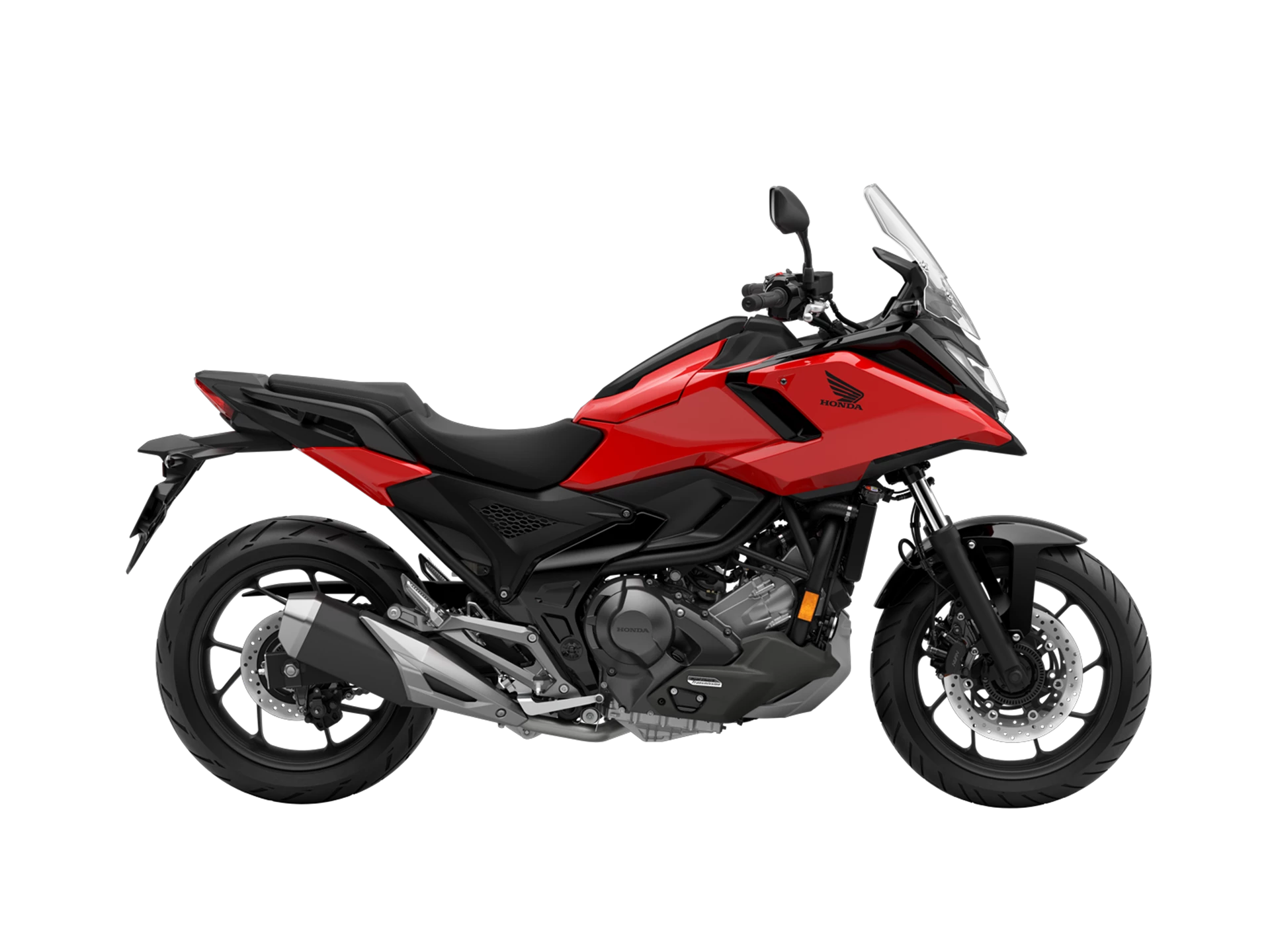 25YM NC750X FIGHTING RED DCT RHS