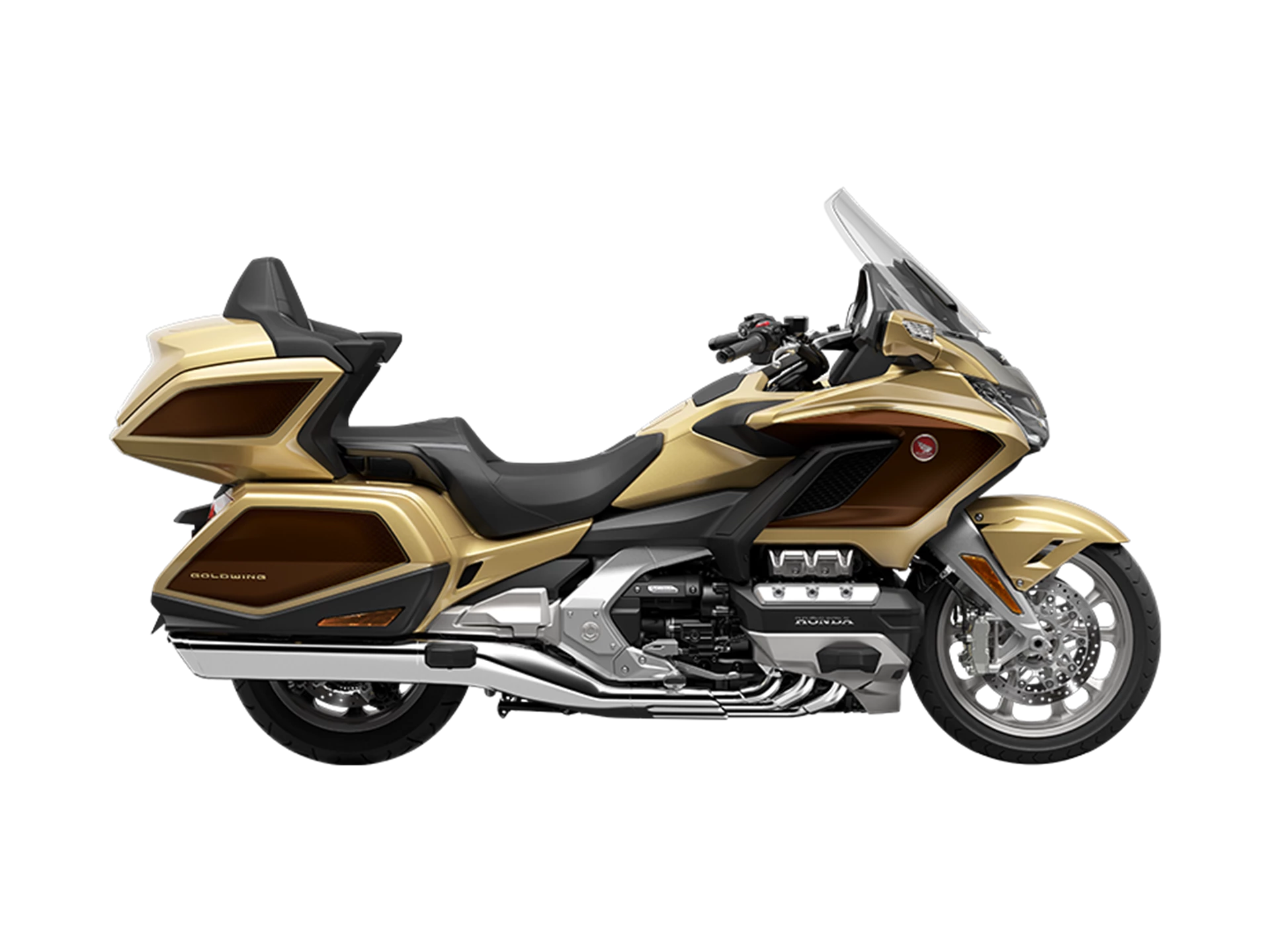 25YM GL1800 Gold Wing Tour 50Th Anniversary DCT Airbag YR387N Eternal Gold Rh Side