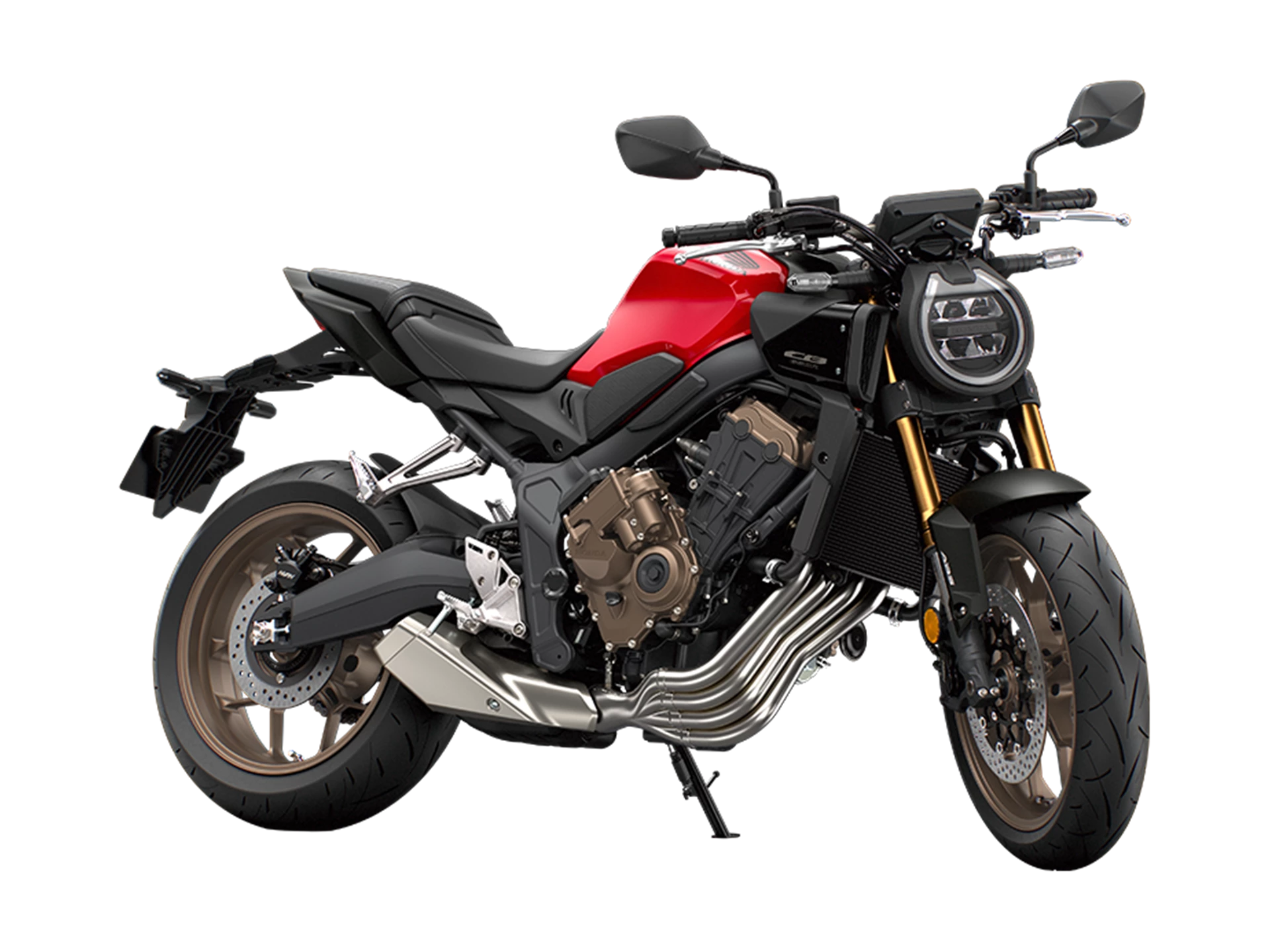 26YM CB650R E Clutch R 380 Grandprixred Studio RFQ Sidestand