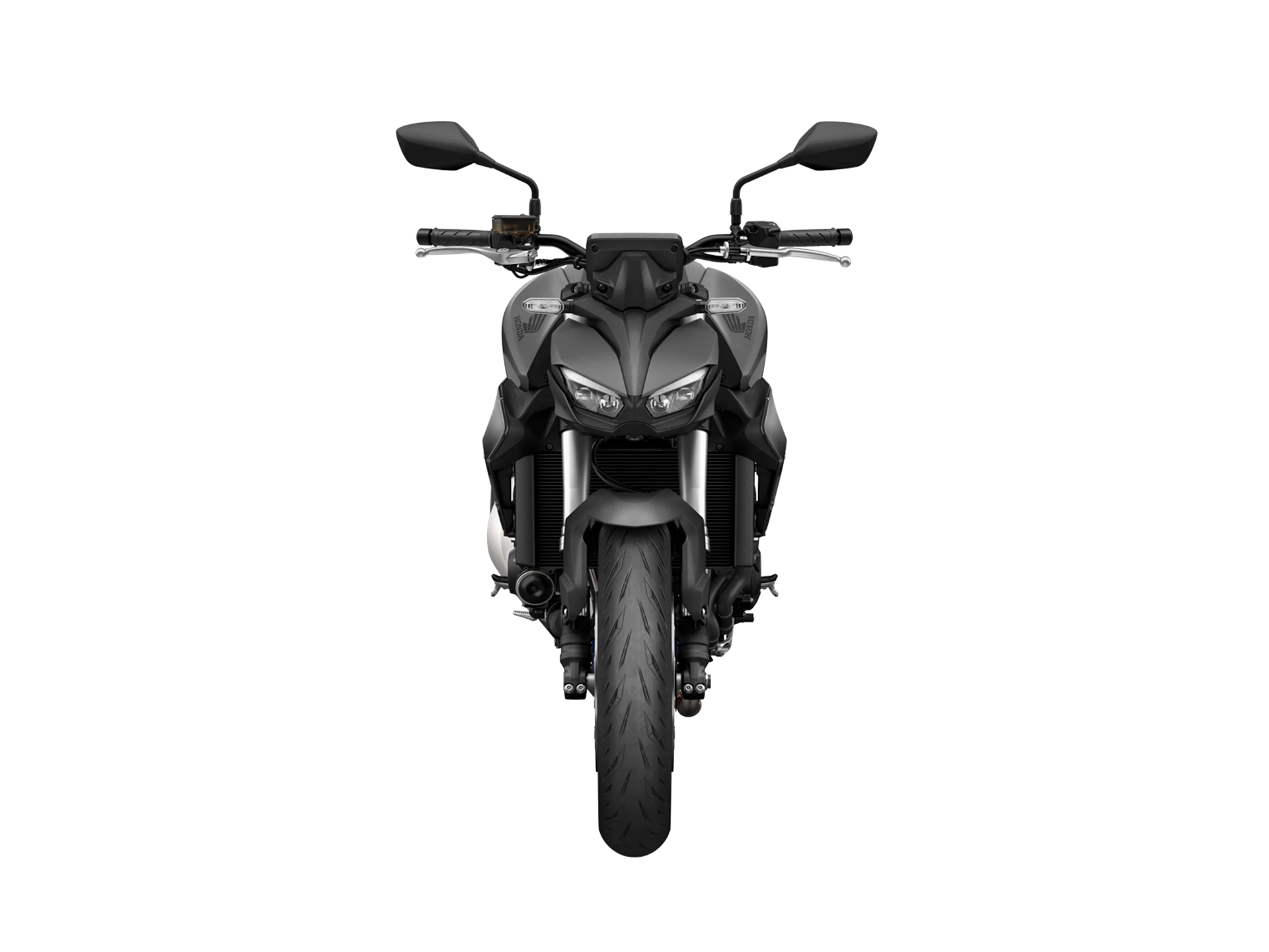 25YM CB1000 Hornet Studio MAT IRIDIUM GRAY METALLIC Front With Light Off