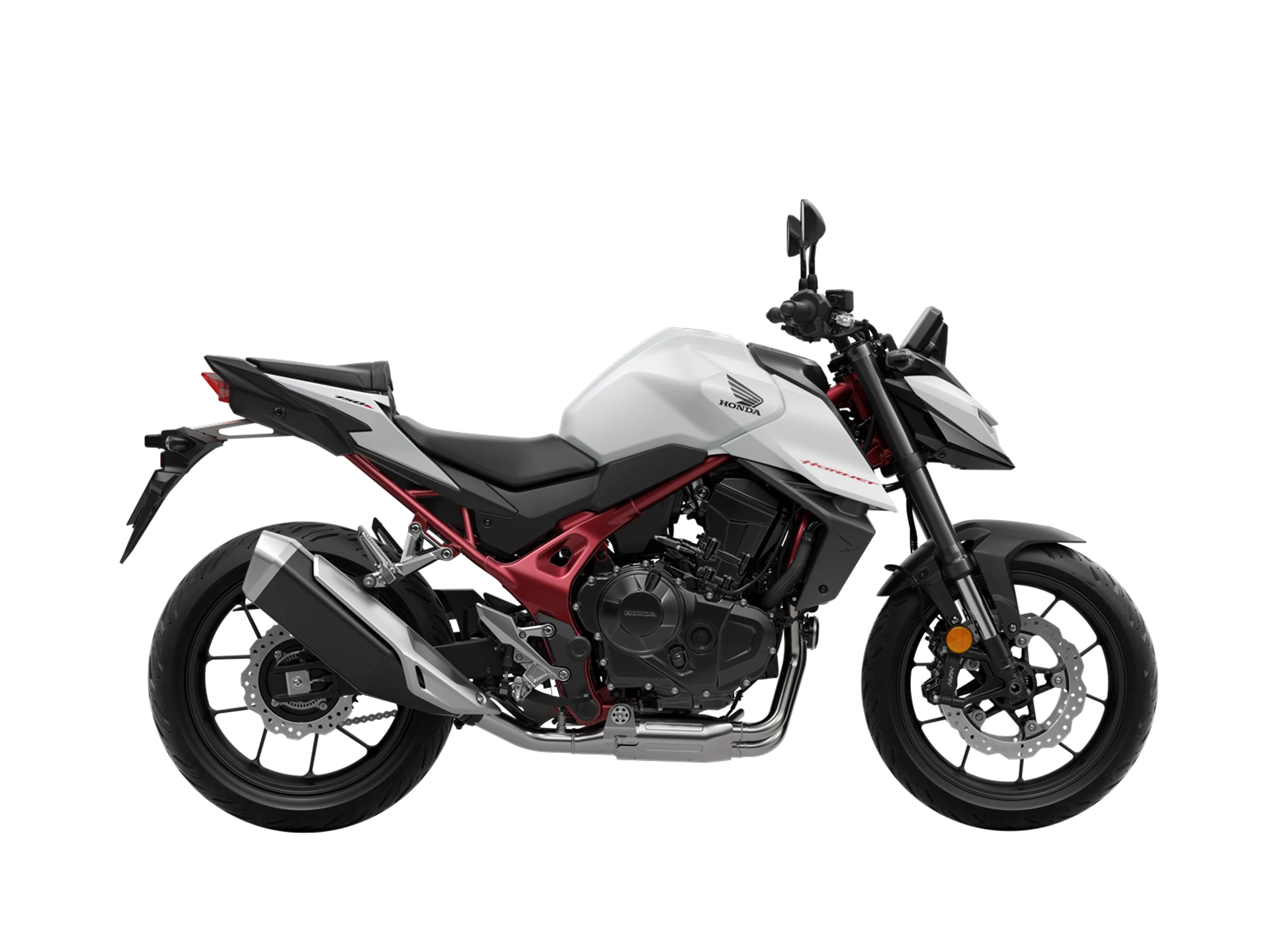 25YM CB750 Hornet Studio MAT Pearl Glare White RHS