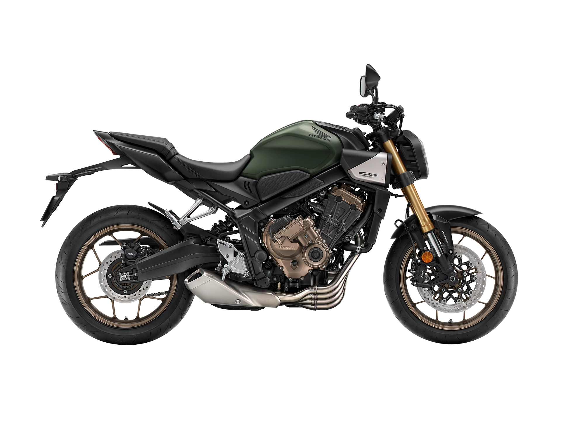 24Ym Cb650r Studio Mat Laurel Green Metallic E Clutch Rhs