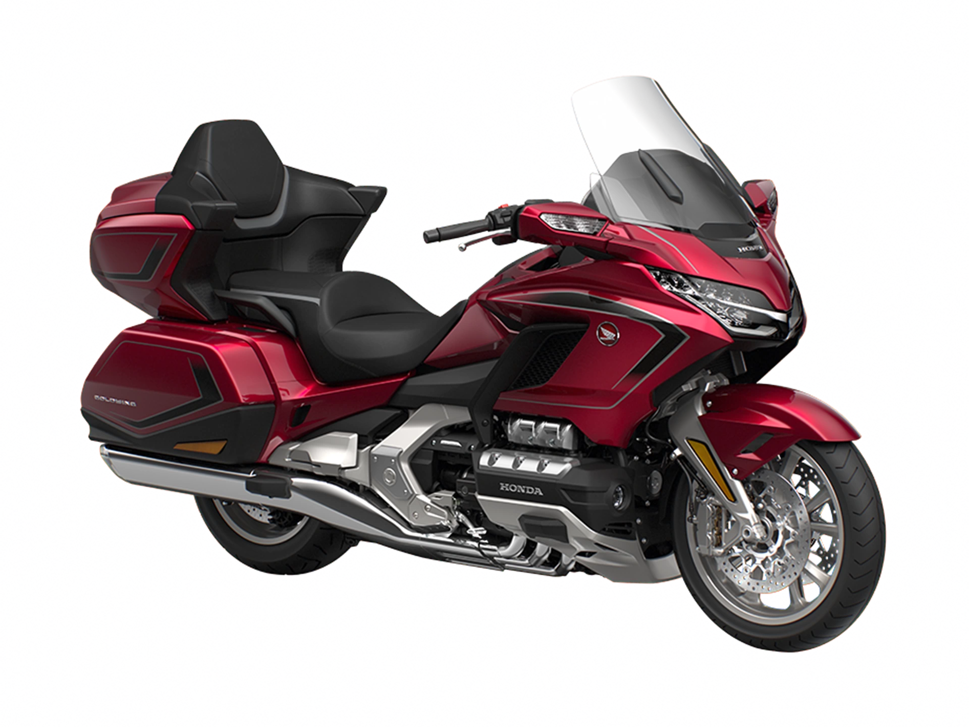 26YM Goldwing Tour Dctairbag R 367C Candy Ardent Red Silver Trim Silver Head RFQ