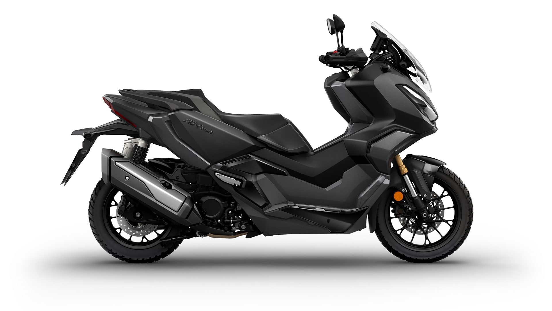 24YM ADV350 Studio MAT COAL BLACK METALLIC NHC81 RHS