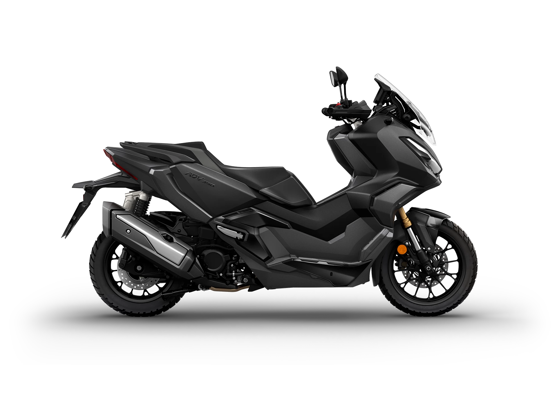 24YM ADV350 Studio MAT COAL BLACK METALLIC NHC81 RHS