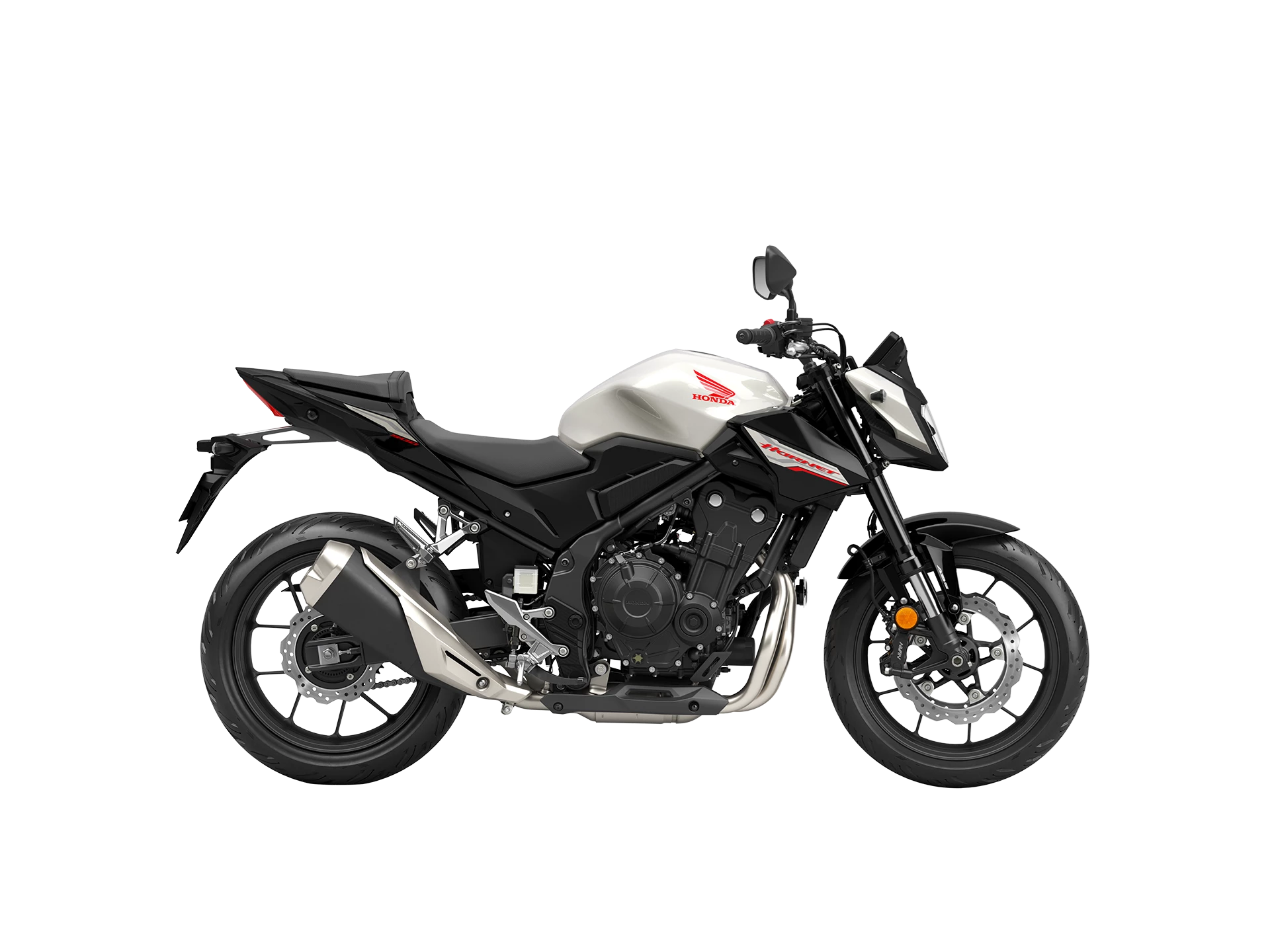 24YM CB500 HORNET Studio PEARL HIMALAYAS WHITE RHS